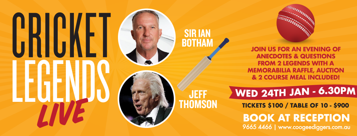 Sir Ian Botham and Jeff Thomson