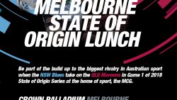Melbourne State Of Origin Lunch